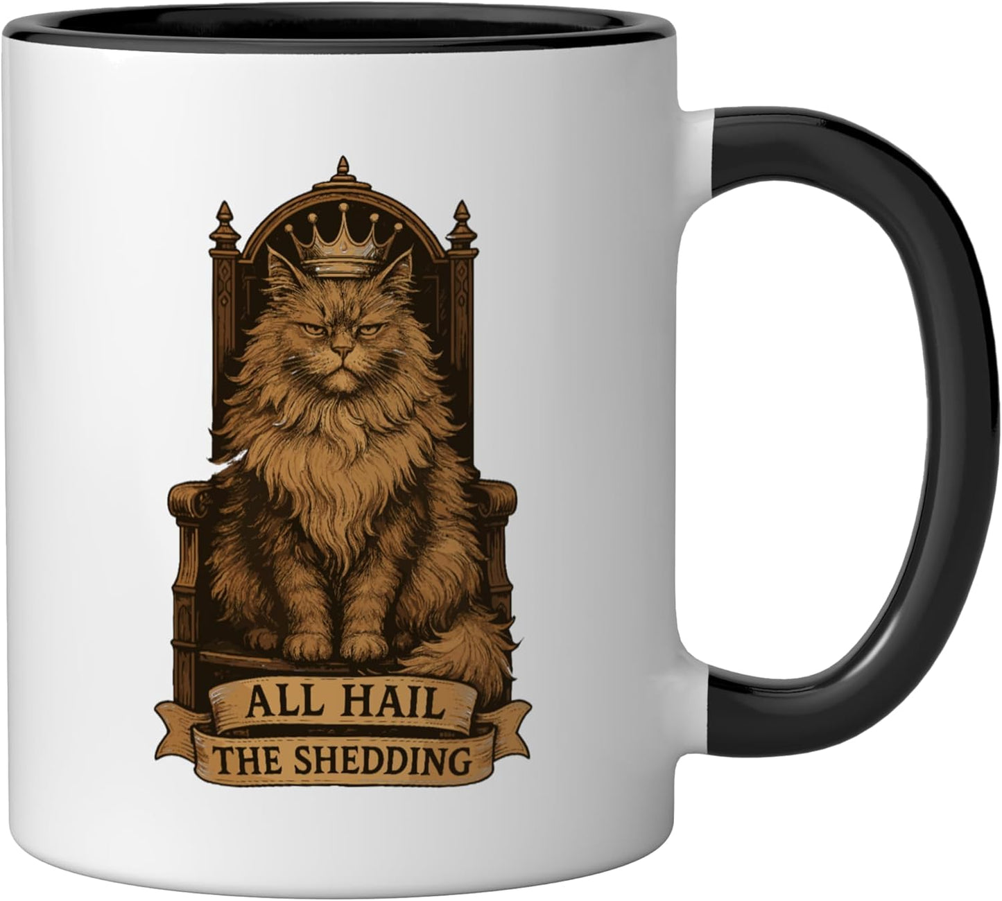 Taza Cerámica Humor Negro/Blanco