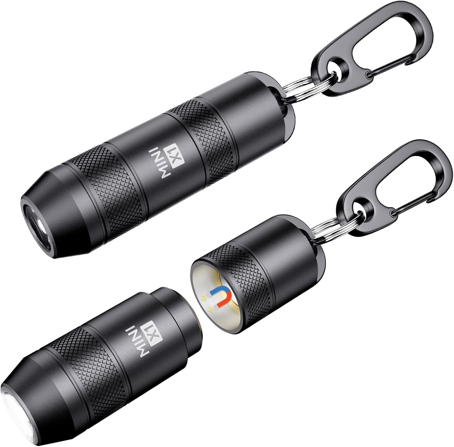 Llavero linterna micro LED 100lm recargable impermeable