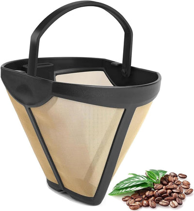 Filtro de café permanente para cerveceros Ninja reutilizable #4 compatible con cafeteras