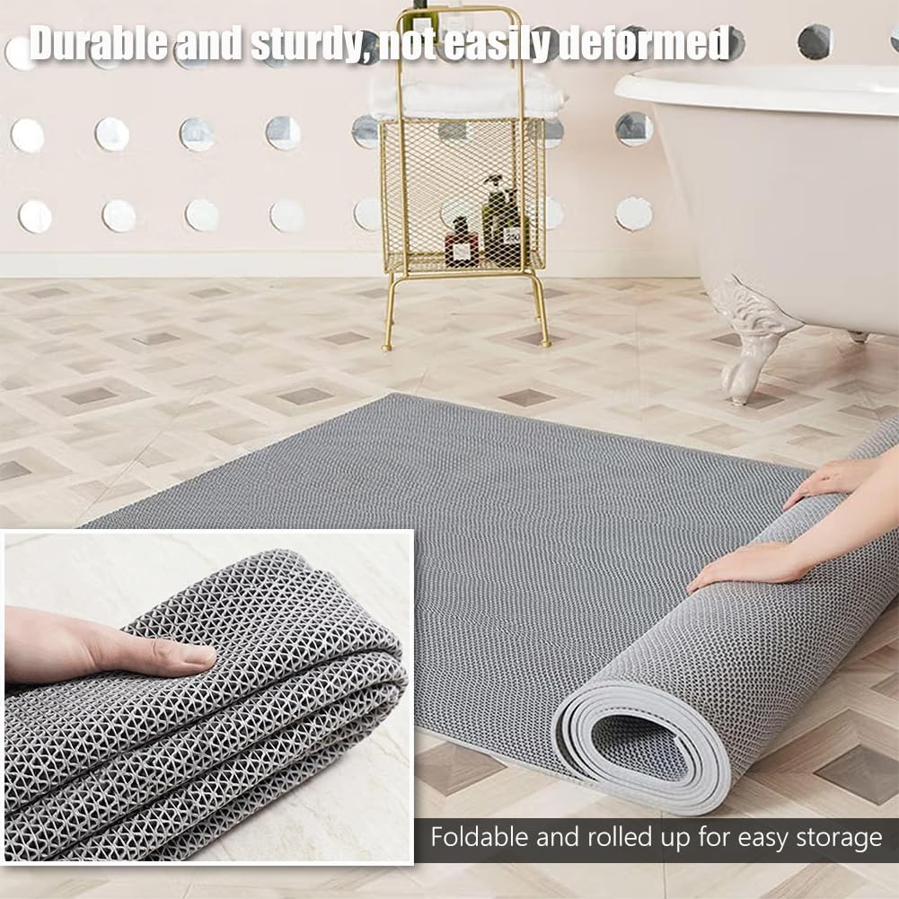 Tapete drenaje antideslizante 3x10ft malla PVC para piscina garaje