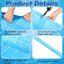 Tapete antideslizante para escalón piscina 36x16pulg