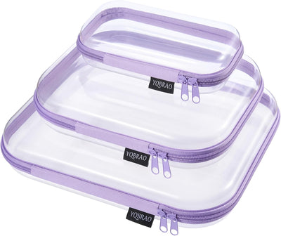 Bolsas almacenamiento rígidas con cremallera púrpura