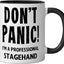 Taza Cerámica Stagehand Negro/Blanco