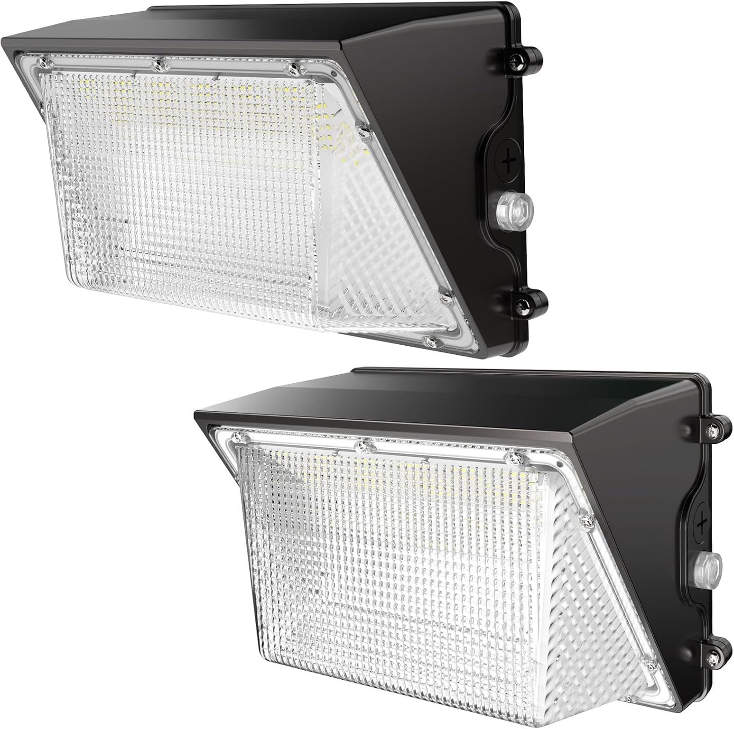 Luces LED pared 150W 5000K 120V para granero exterior 2 paquetes