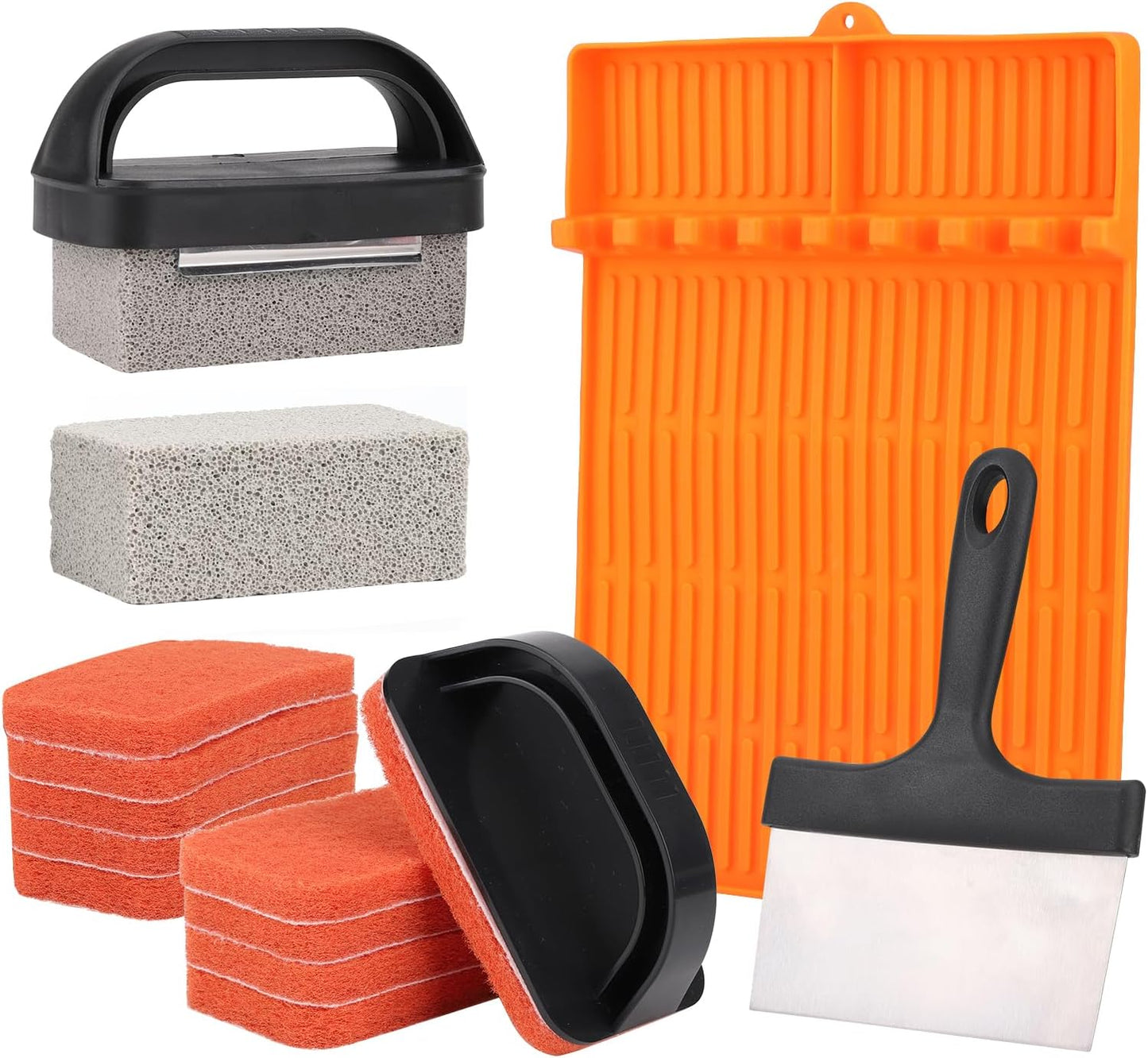 Kit limpieza plancha Blackstone con alfombrilla y accesorios