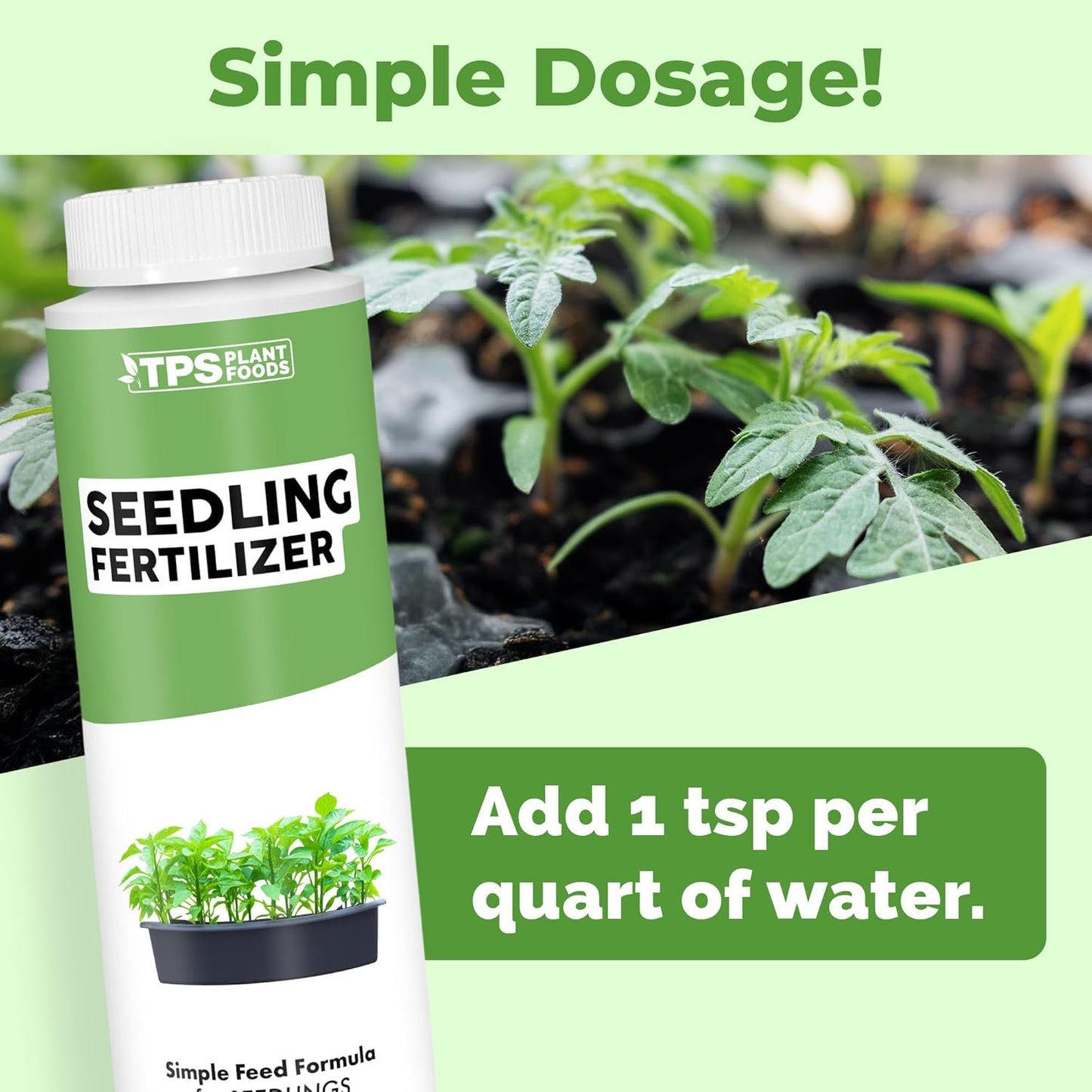 Fertilizante líquido para plántulas desarrollo raíces 8oz