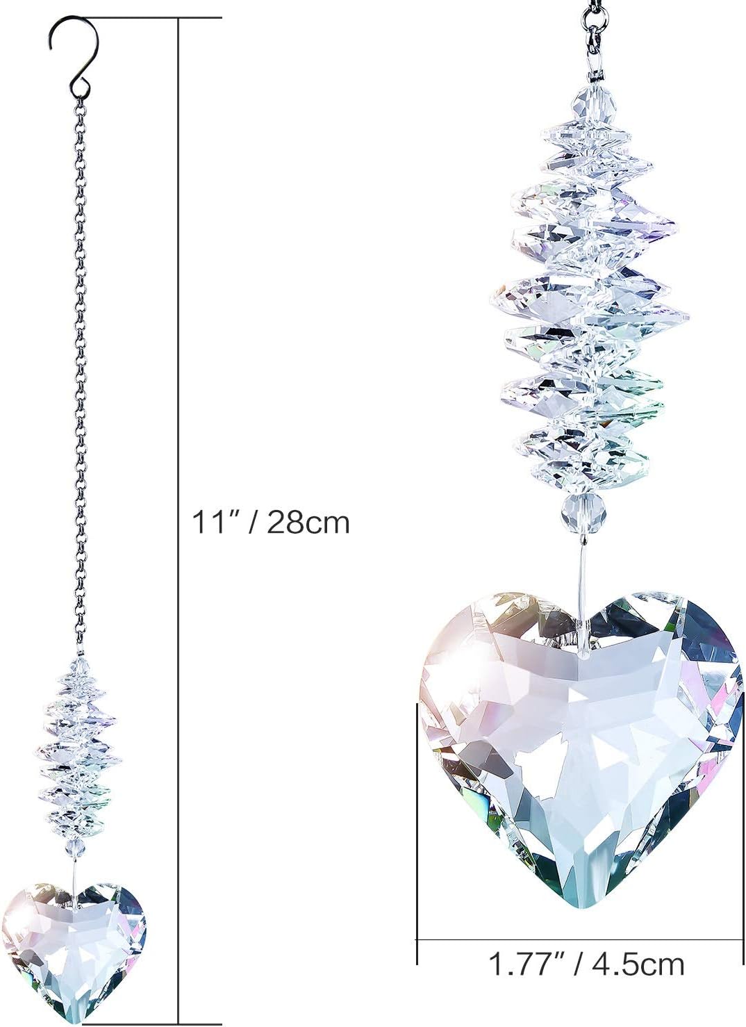 Colgante de cristal con prisma para jardín y decoración