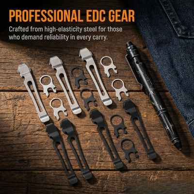 Set 4 clips bolsillo anillo cordón repuesto Leatherman Surge
