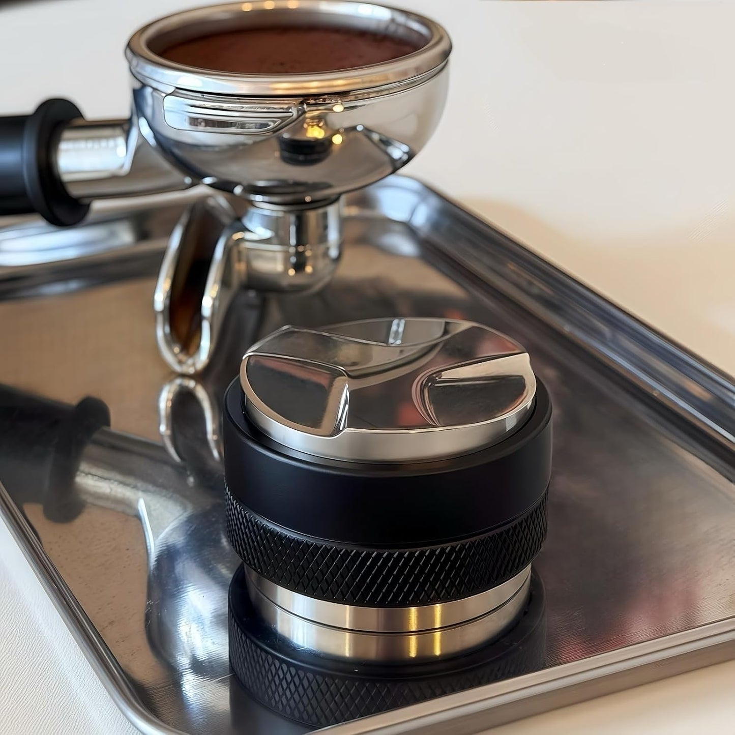 Manipulador distribuidor espresso 2.008pulg nivelador granos