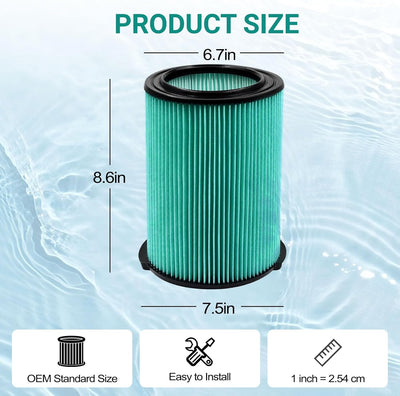 Filtro VF6000 repuesto para aspiradora 5-20gal 5 capas