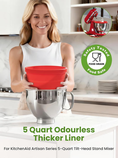 Forro silicón mezclador KitchenAid 5qt antiarañazos plegable