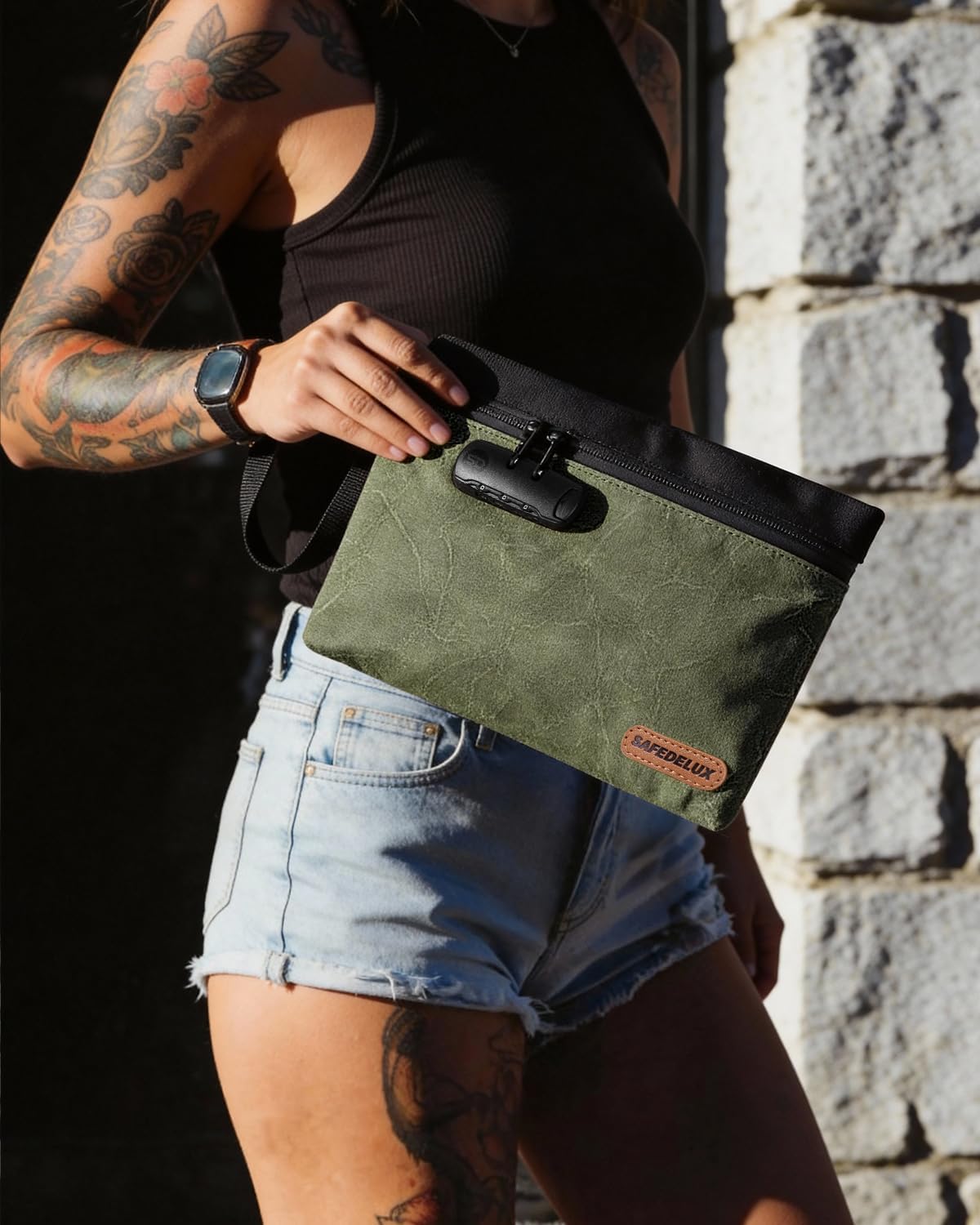 Bolsa viaje con bloqueo combinación carbón activado impermeable