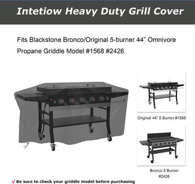 Cubierta parrilla Blackstone 5 quemadores 44pulg resistente agua