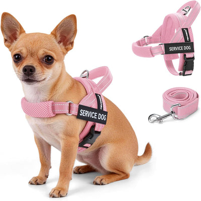 Chaleco servicio perros ajustable sin tirones