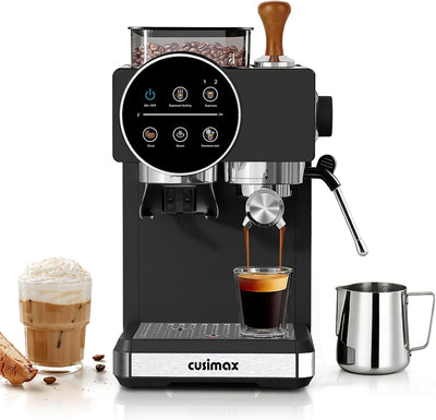 Cafetera Espresso 20 Bar Espumador Leche Tanque 60oz