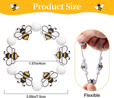 6 Servilleteros Abeja Madera para Pascua Boda Fiesta