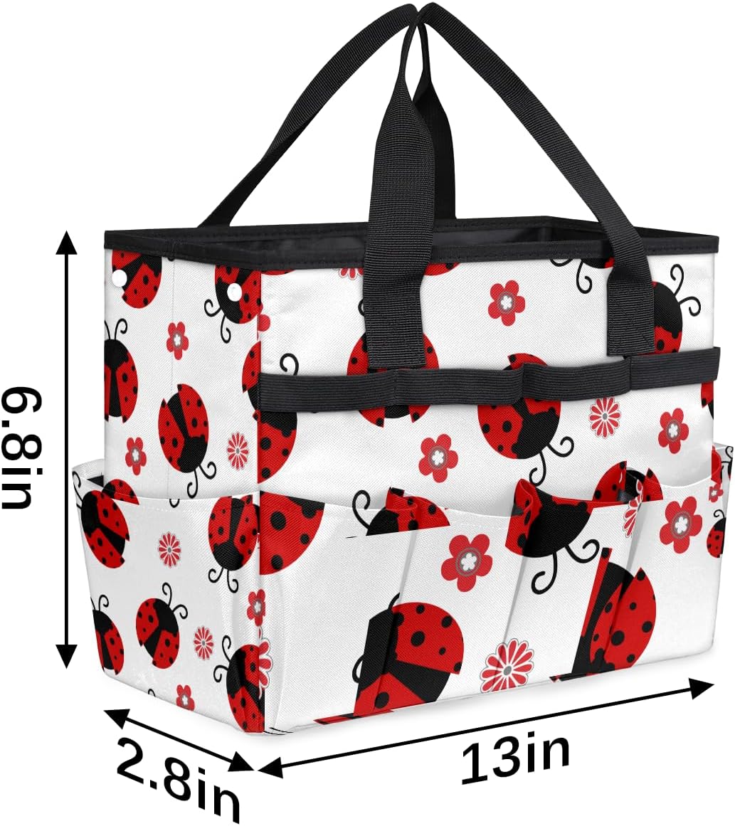 Bolsa herramientas jardinería Oxford resistente con asa