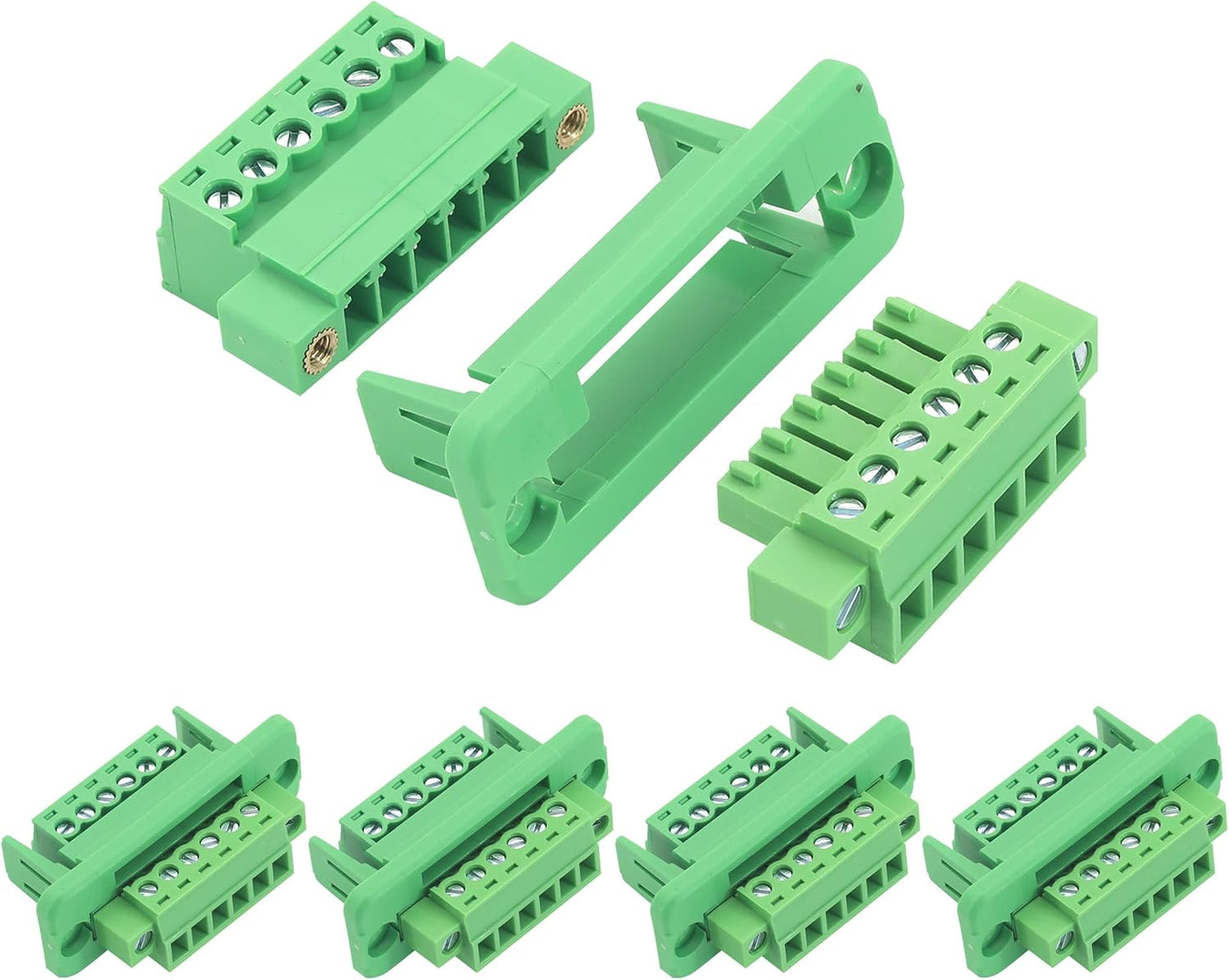 5 Set Conectores Bloque Terminal 6 Pines 0.150pulg 28-16AWG