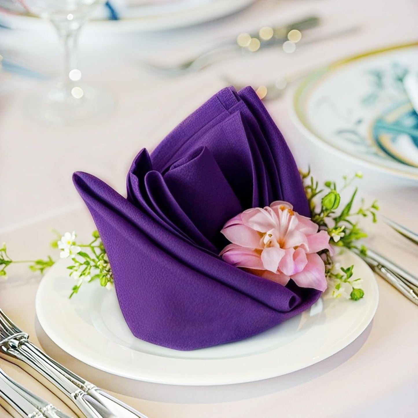 Servilletas de tela para mesa decorativa