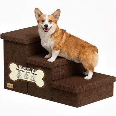 Escaleras para perros 3 escalones 18pulg antideslizantes sofá cama