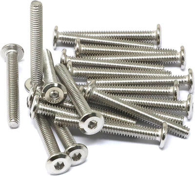 20 Tornillos Acero Inox 304 1/4-20x2 Brillante
