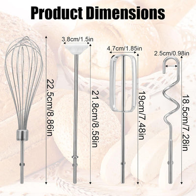 Set accesorios batidora mano comp KHM3 KHM5 KHM7