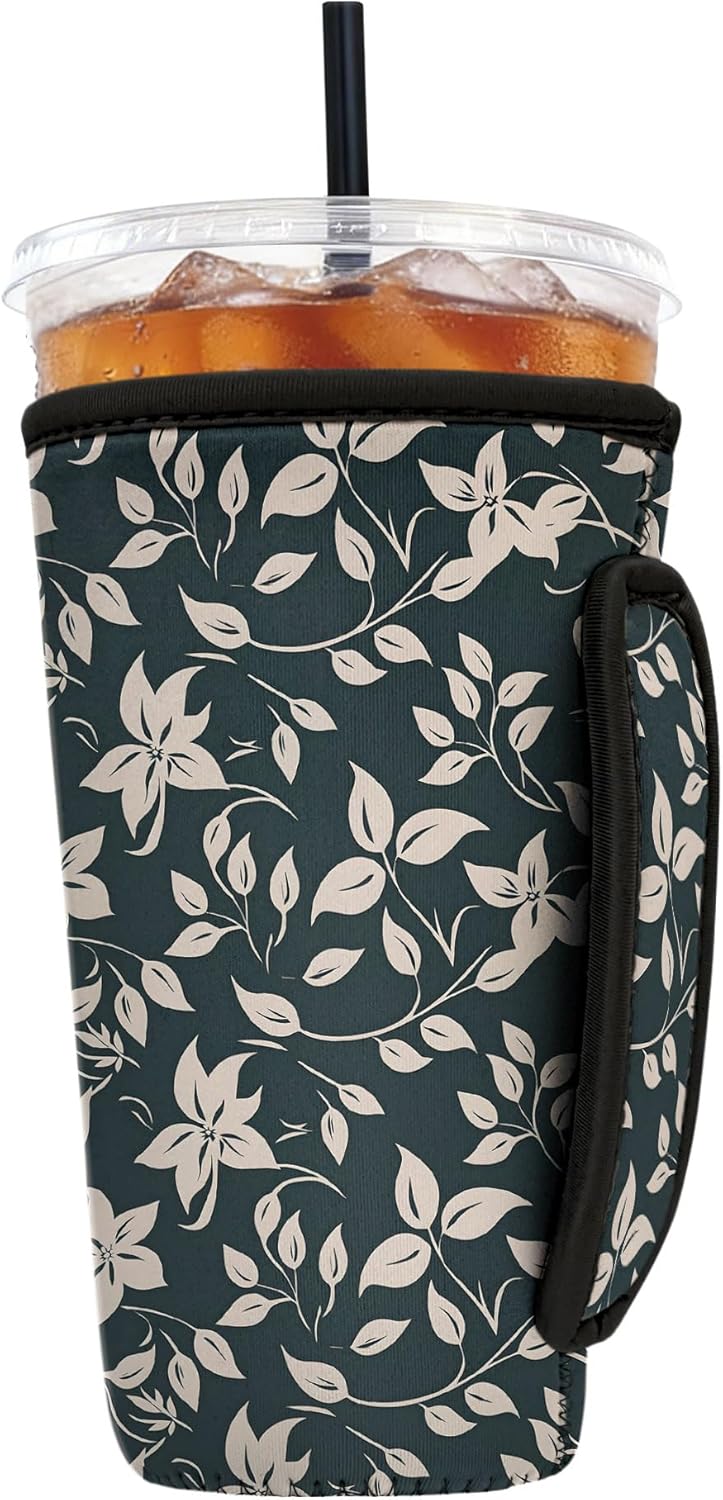 Funda neopreno reutiliz. para café 16-32oz vid negra