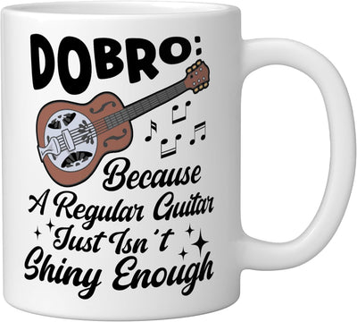 Taza Cerámica para Guitarra Dobro Amante del Bluegrass