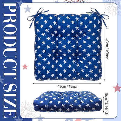 Pack 4 Cojines Decorativos Bandera EE.UU.