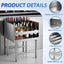 Estante para bebidas de acero inoxidable 4 niveles Zonon