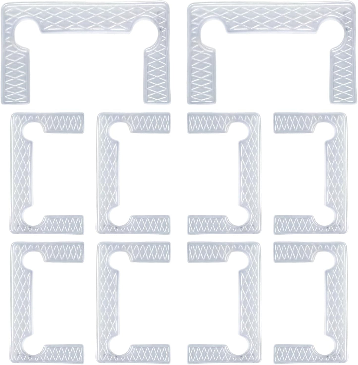 Set 10 juntas bisagra puerta ducha vidrio antideslizante