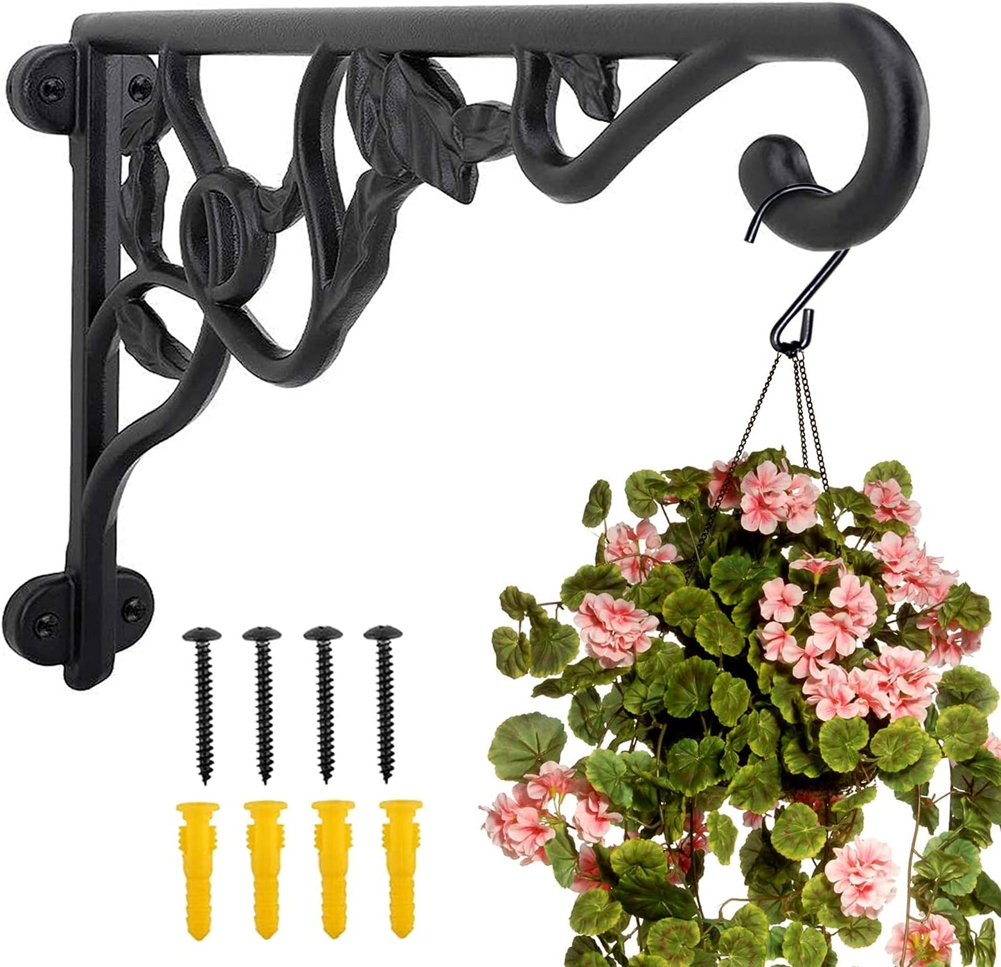 Soportes colgantes para plantas forjado 13pulg resistente