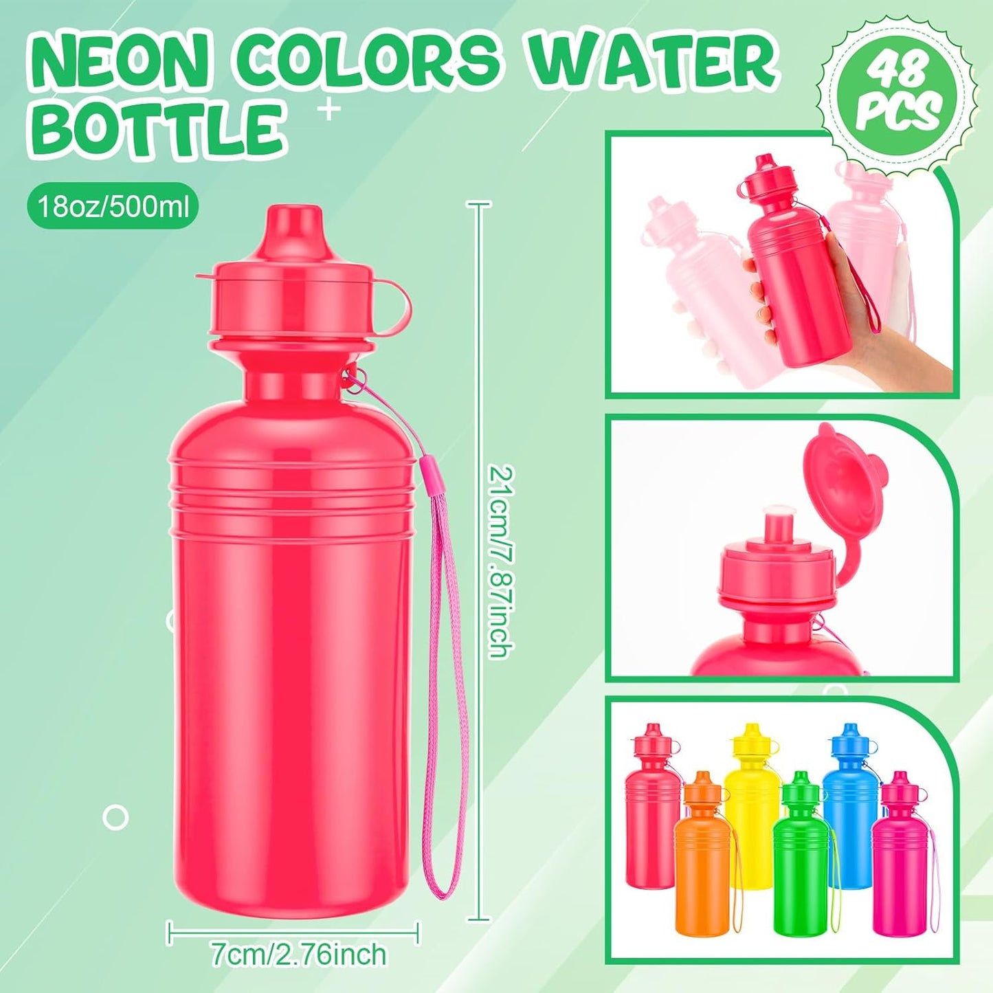 48 Pzas Botellas Agua Regalo Fin de Curso Verano