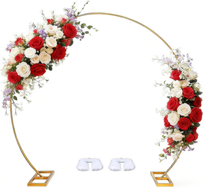 Soporte arco redondo 8ft metal base telón boda fiesta