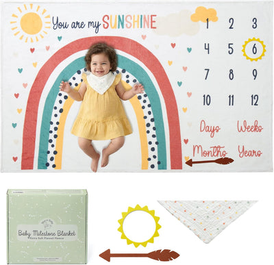 Manta antiarrugas para bebé niña 152x101cm con babero