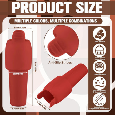 Tapones de vino de silicona multicolor reutilizables con sello a prueba de fugas