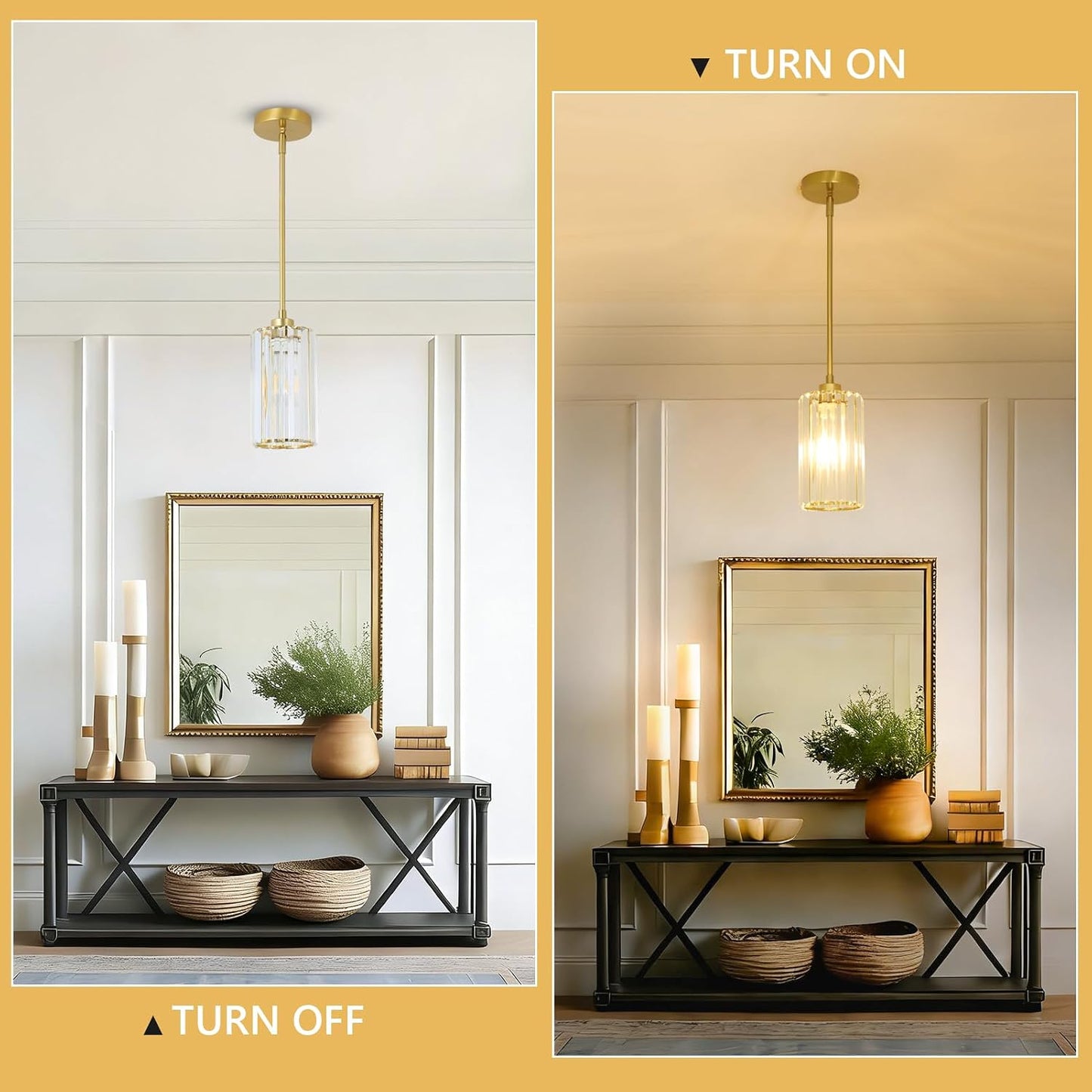 3 Pzas Lámpara Colgante Candelabro Cristal Vintage