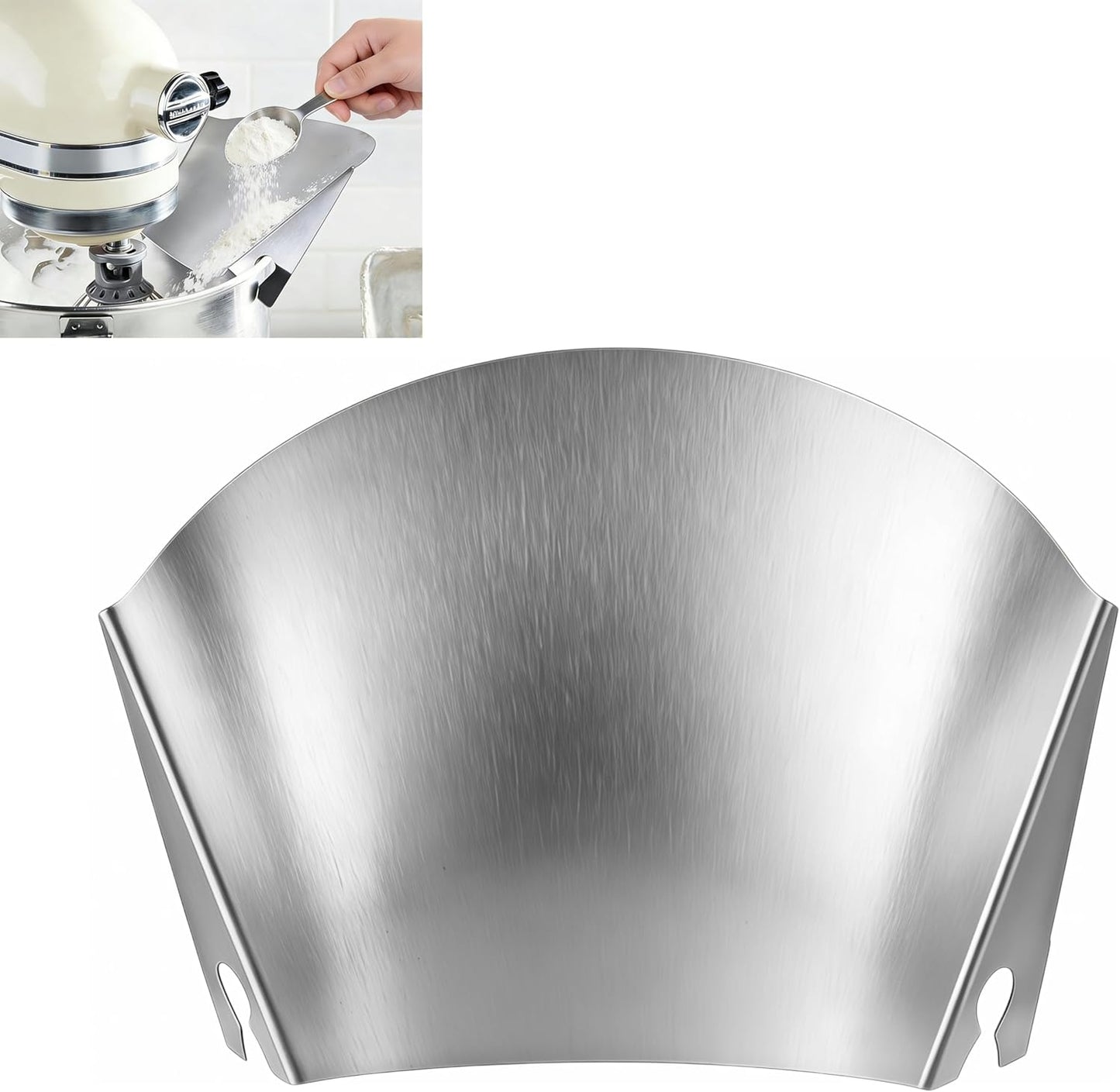 Canaleta de vertido de acero inoxidable compatible KitchenAid