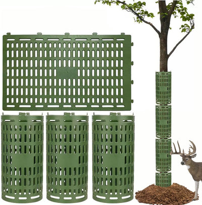 8 Protectores Troncos 15x10pulg para Árboles
