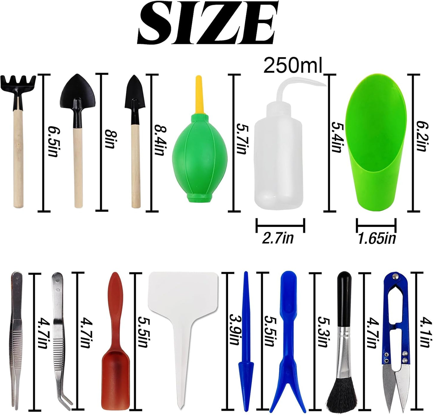 Set 20 herramientas para suculentas y trasplante