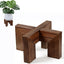 Base para macetas madera walnut para macetas 2.5-6 pulg