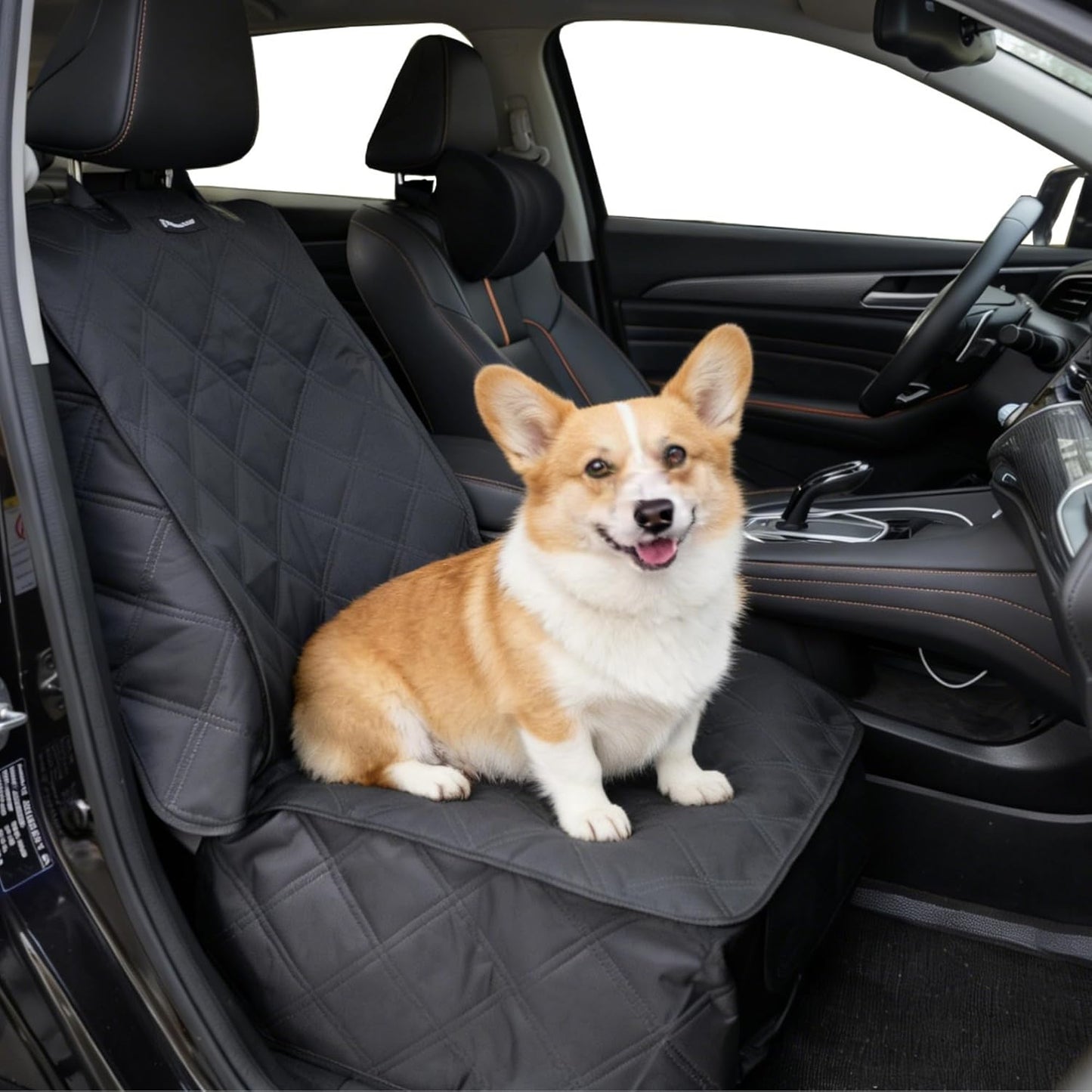 Funda asiento delantero perro impermeable 600D Oxford duradera