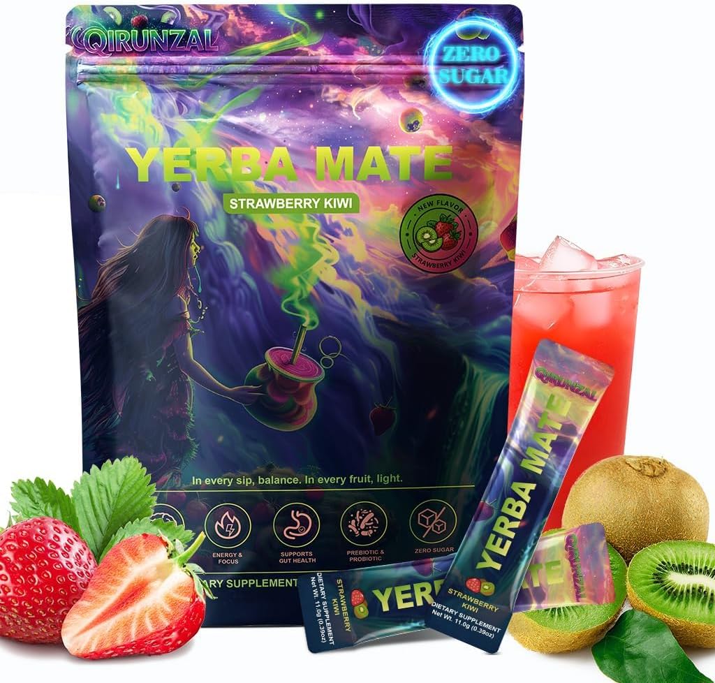 Yerba mate té instantáneo sin azúcar con nootrópicos prebióticos probióticos