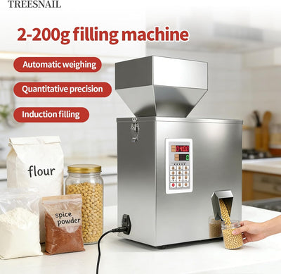 Máquina llenado polvo 0.07-7.05oz automática té café harina