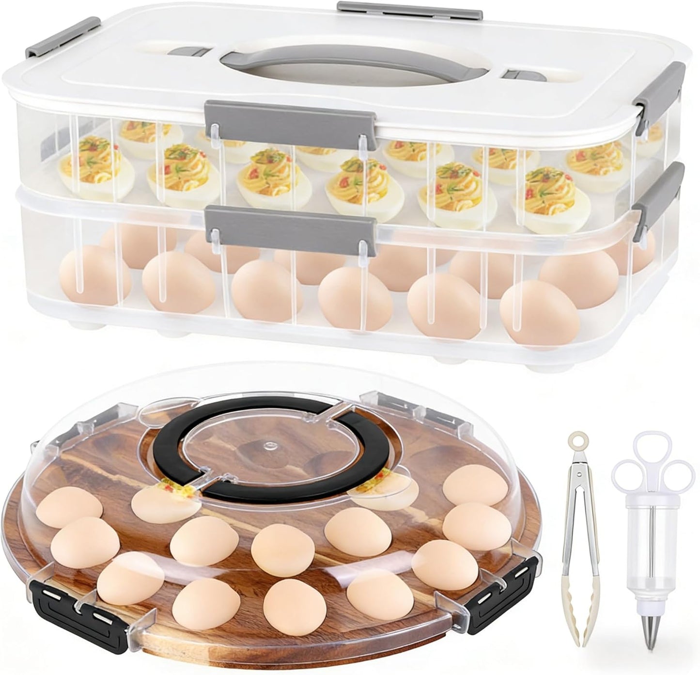 Plato Huevos Rellenos con Tapas Regalo Pascua 2026