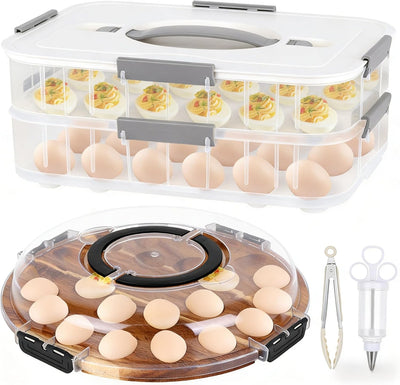 Plato Huevos Rellenos con Tapas Regalo Pascua 2026