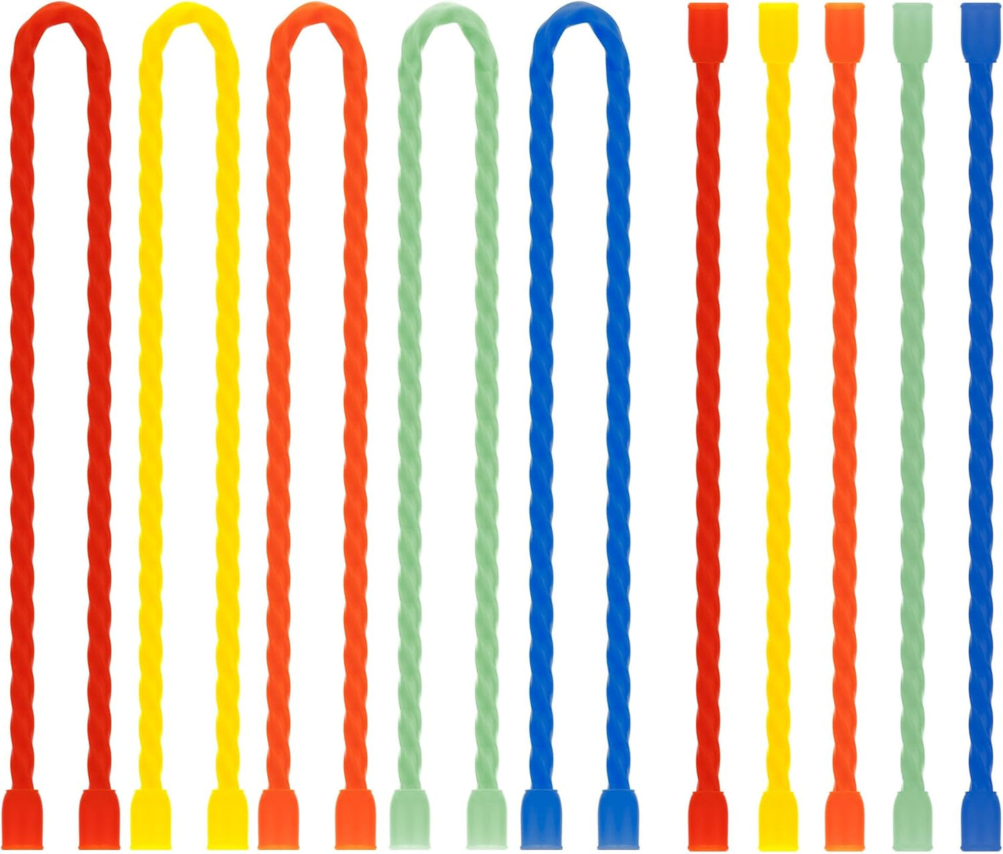 10 Bridas Silicona Flexibles Con Núcleo Acero 6x12pulg