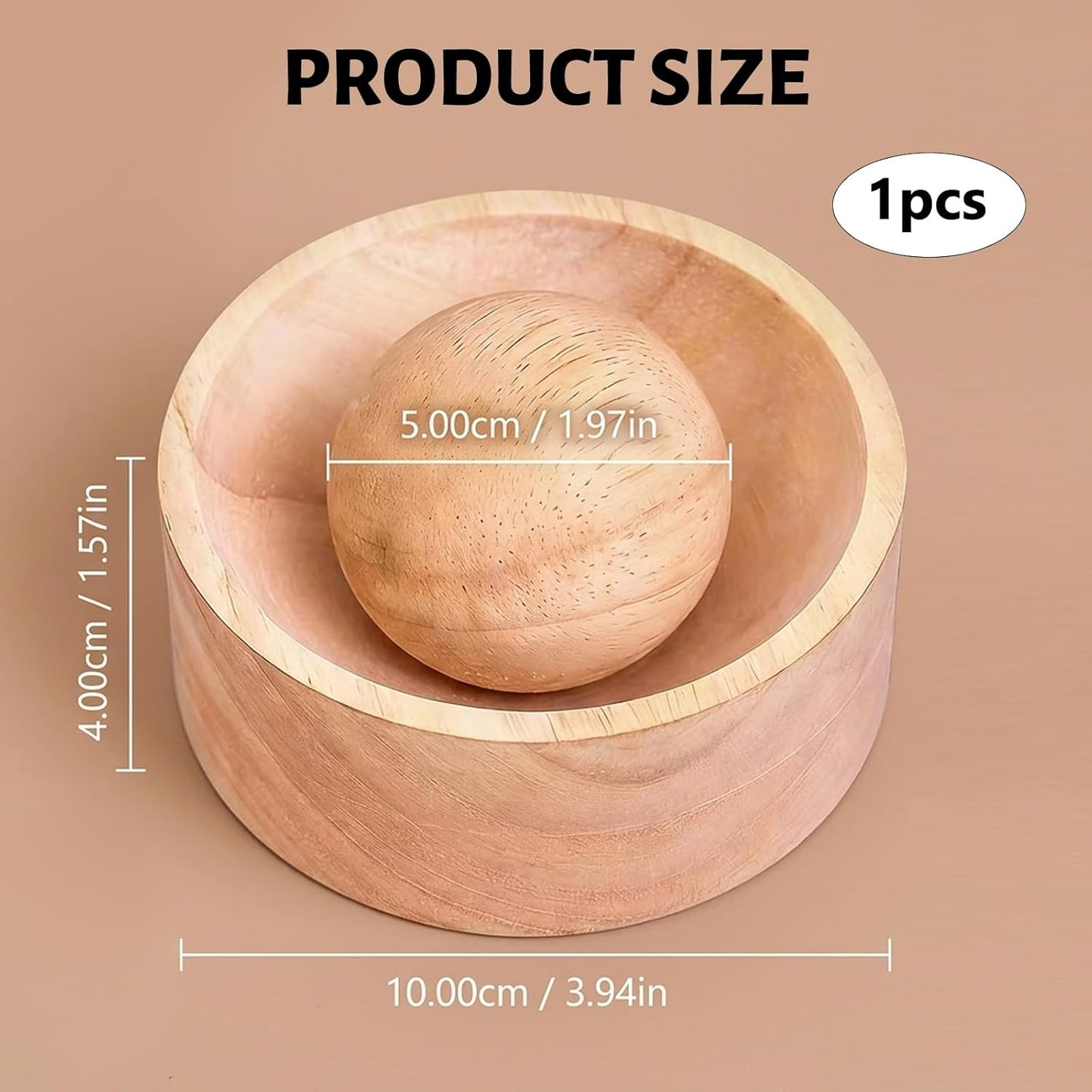 Máquina de albóndigas de madera para cocineros caseros