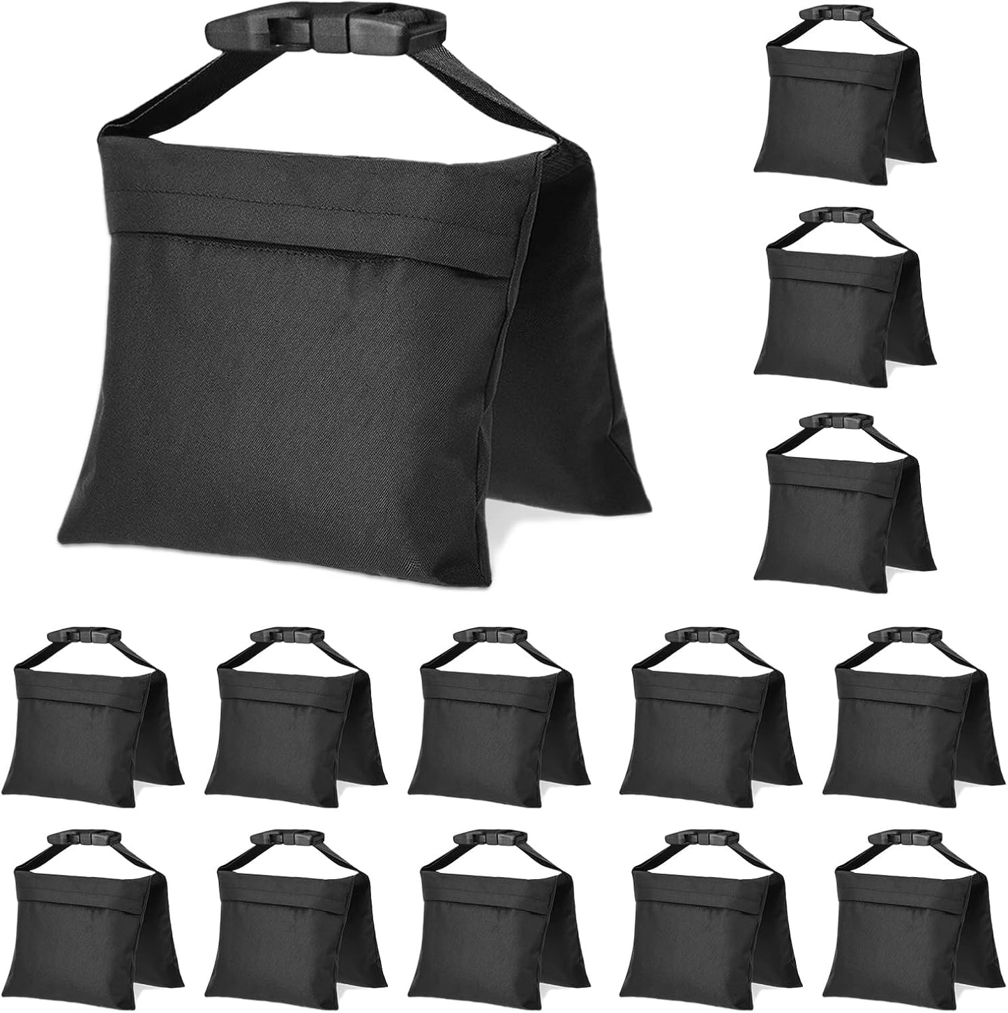 14 Pack Sacos Arena con Correas Hebilla Soporte Luz