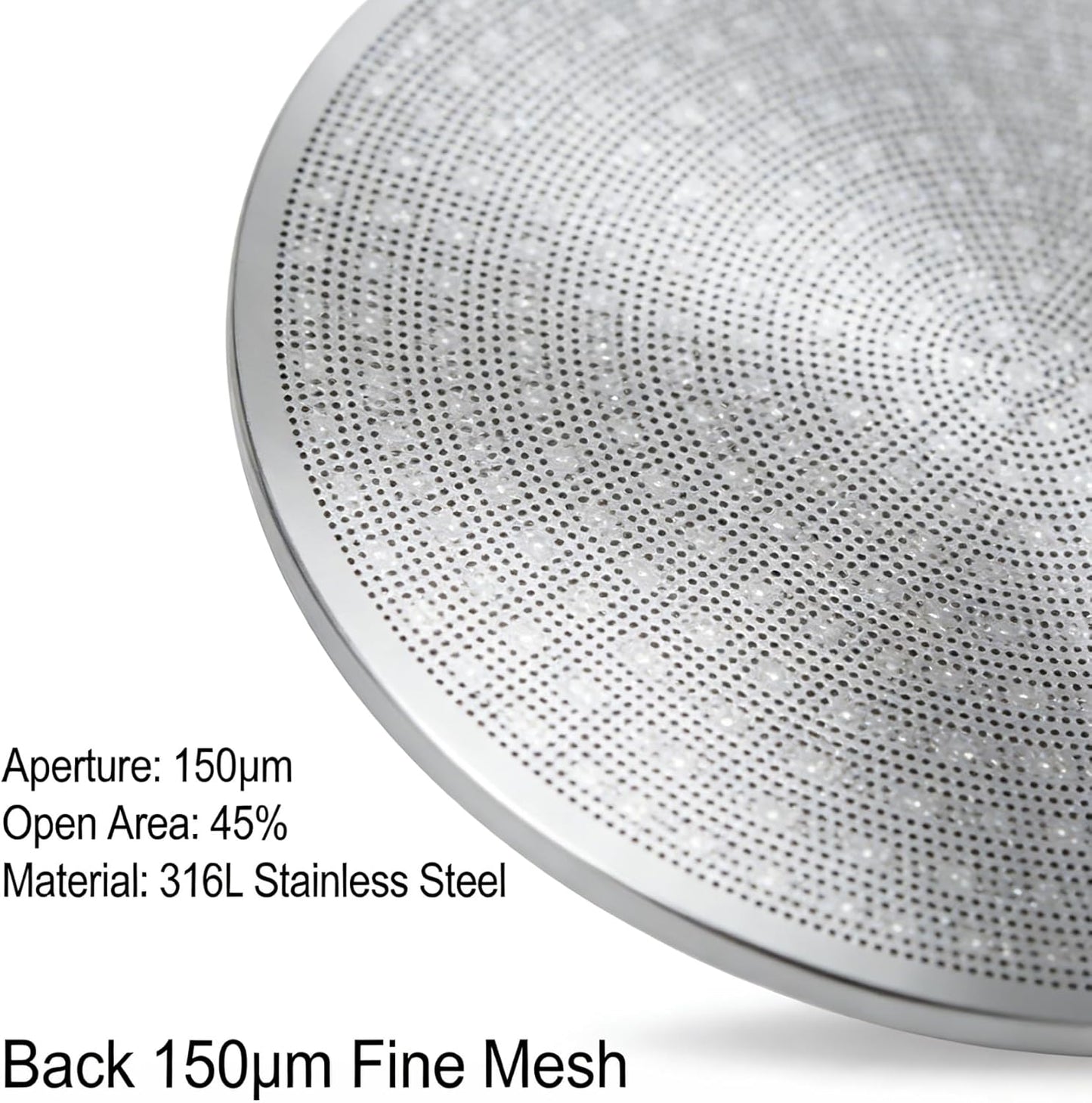 Pack 2 Pantallas Espresso Doble Capa 2.098pulg Acero Inox